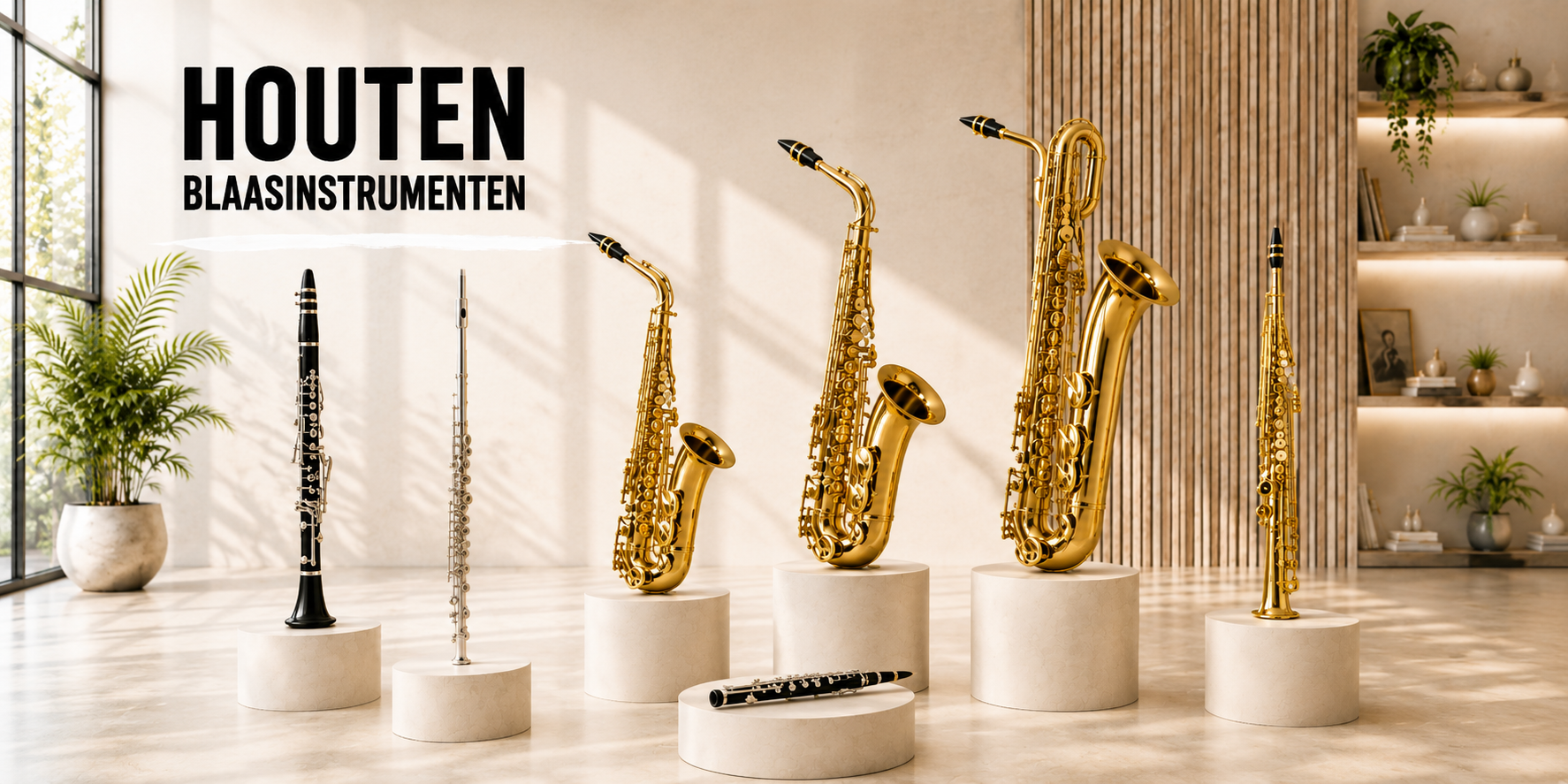 Houten blaasinstrumenten