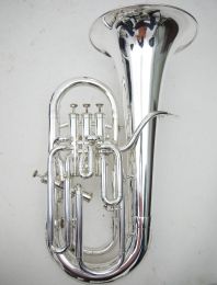 Euphonium Courtois AC167-2 verzilverd, 4 ventielen/compensatie