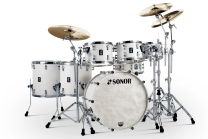 Shellset Sonor SQ1 6 delige berken set in Satin Pure White